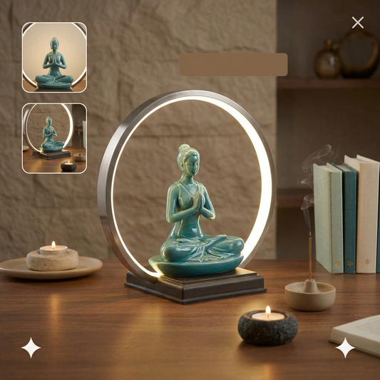 The Zen Mudra LED Halo Lamp