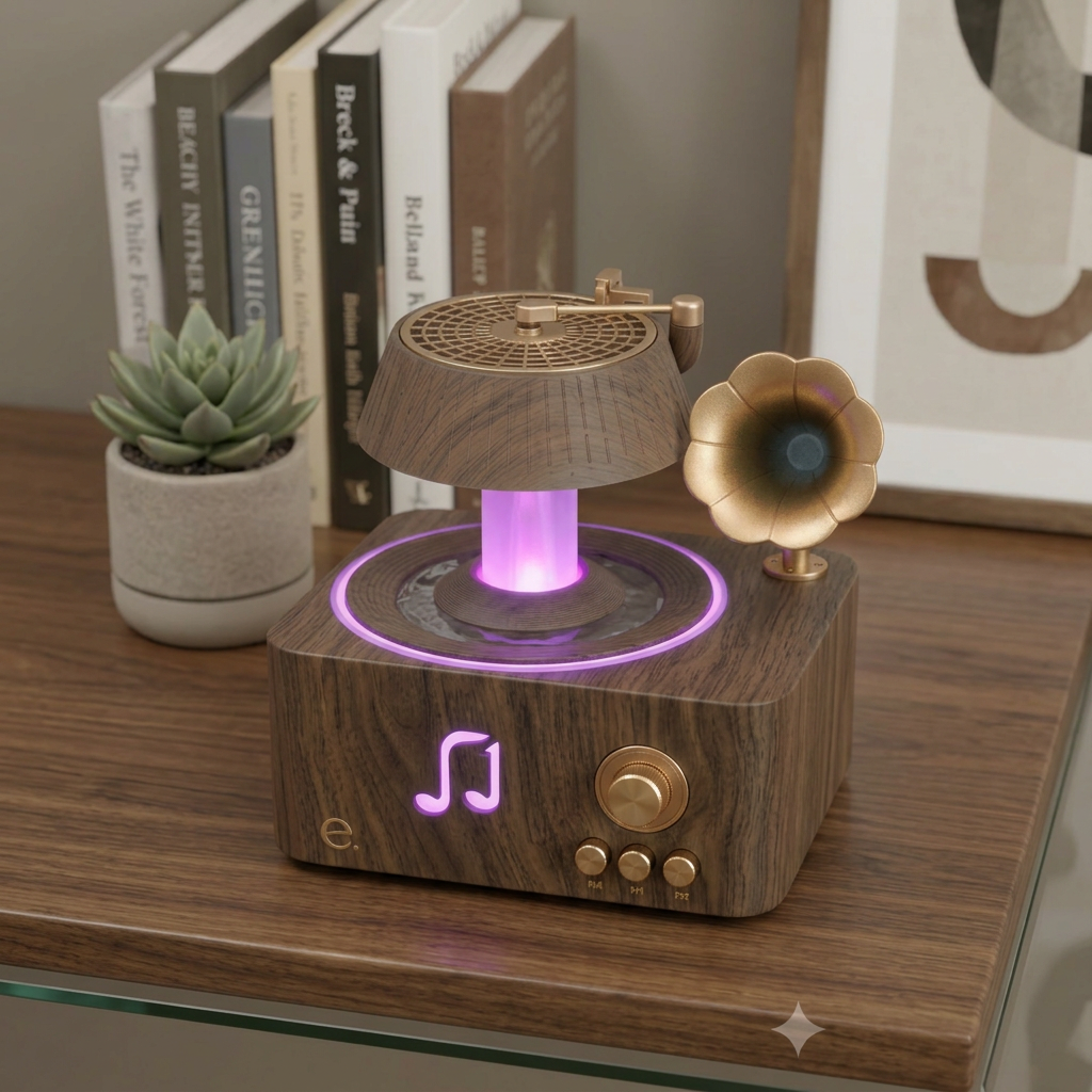 Gramophone Sound & Mist Tabletop Companion