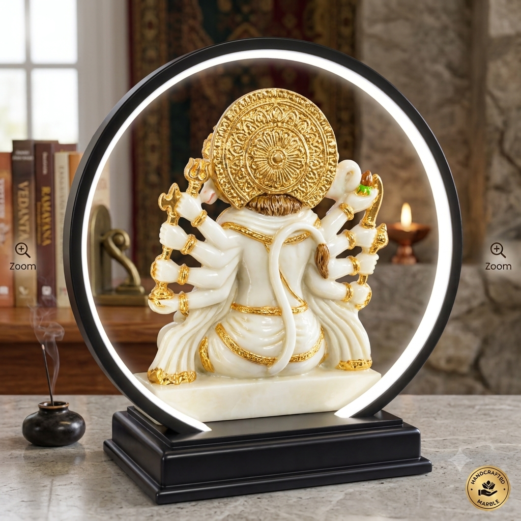 Illuminated Panchamukhi Hanuman Idol
