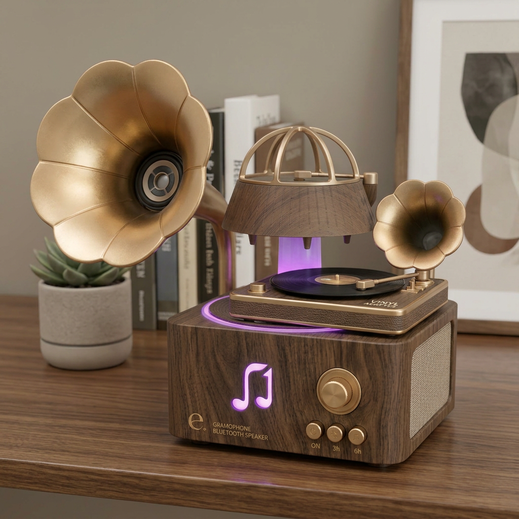 Gramophone Sound & Mist Tabletop Companion